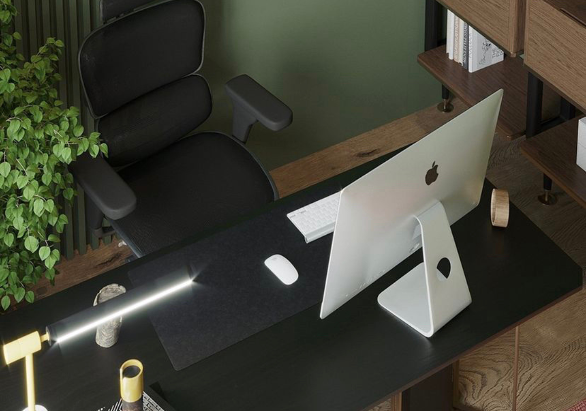 Toque verde en oficina por StudioHaus